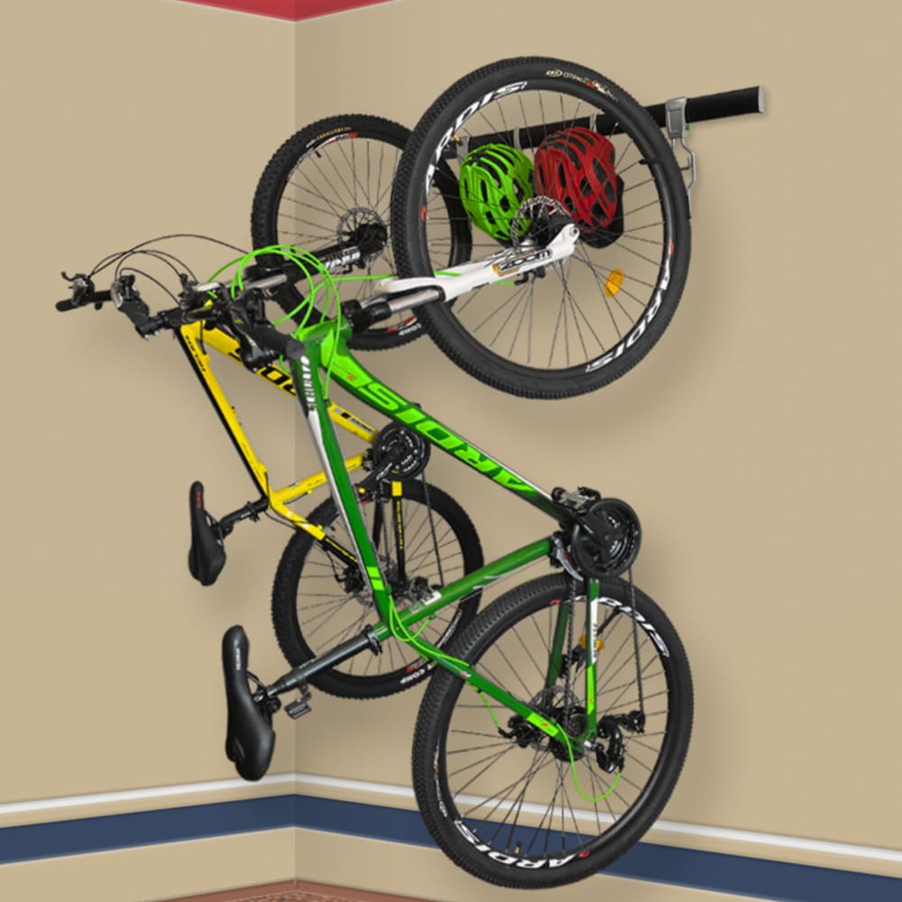 Крепление для двух велосипедов на стену